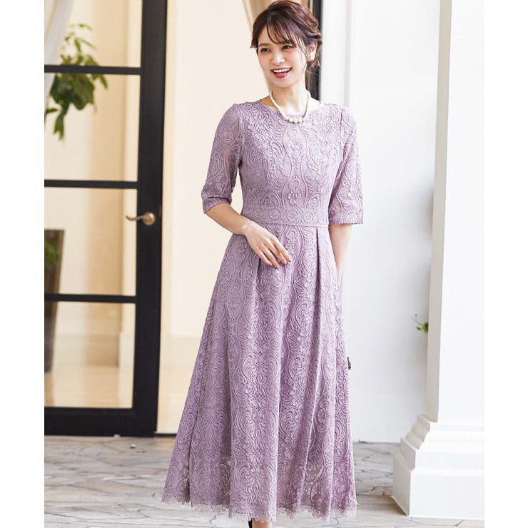 niana ニアナ パーティードレス ドレス ラベンダー 紫 M niana ニアナ 結婚式[品番：FT000006177]｜Fashion Letter