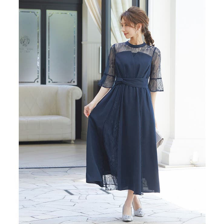 結婚式　お呼ばれドレス　niana ニアナ ニアナ niana ボリュームソフトチュールドレス 結婚式