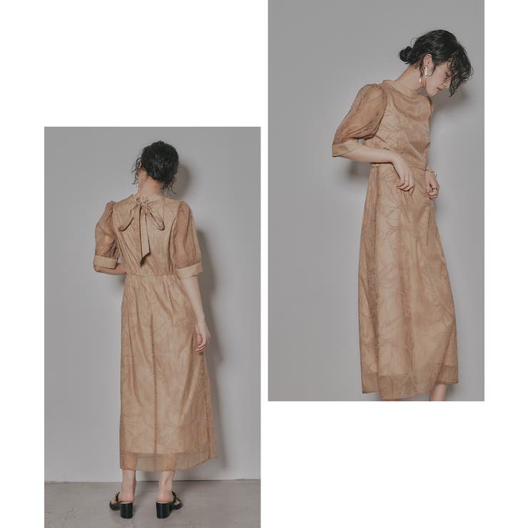 【タグ付き】niana＊ドレス＊新品＊結婚式＊ベージュ ニアナ 結婚式お呼ばれドレス LLベージュ - メルカリ