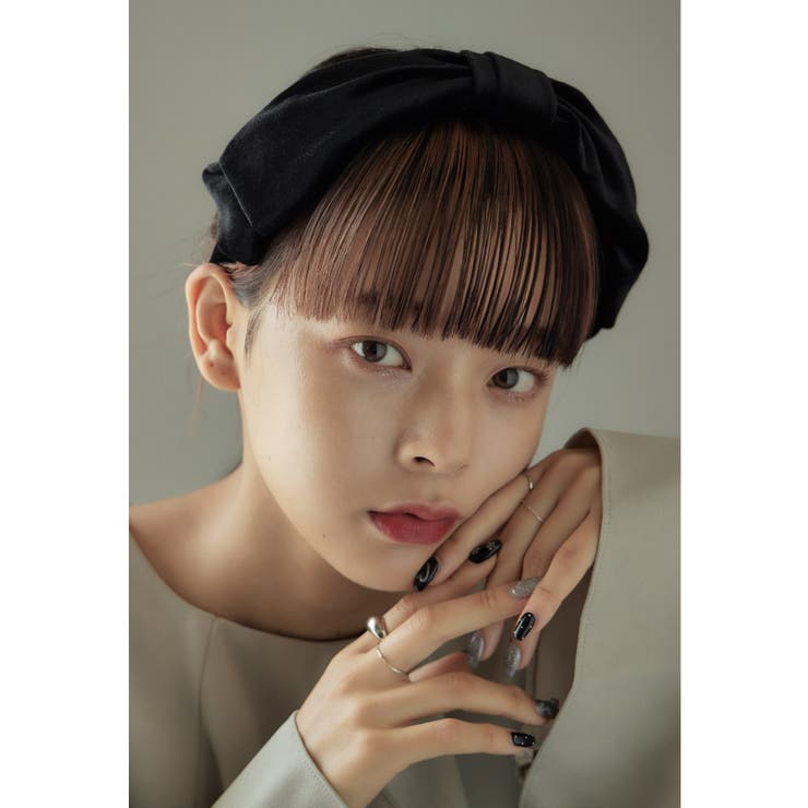 ブラック | niana ニアナ カチューシャ | Fashion Letter