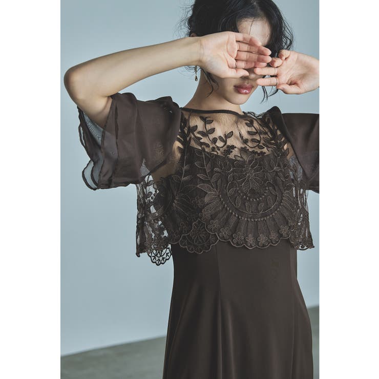 ブラウン | niana ニアナ パーティードレス | Fashion Letter