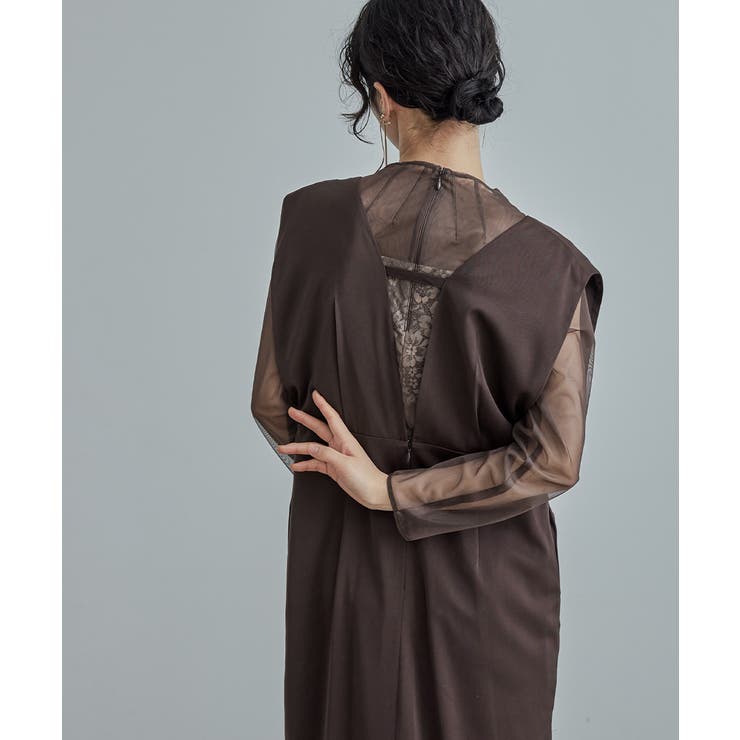 niana ニアナ チュールレースブラウスジャンパースカートセットドレス