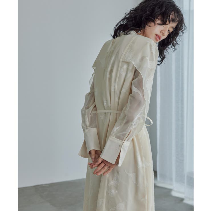 ニアナ【美品】オパールシャツワンピースパーティードレス M niana ドレス オパールシャツワンピースパーティードレス 結婚式