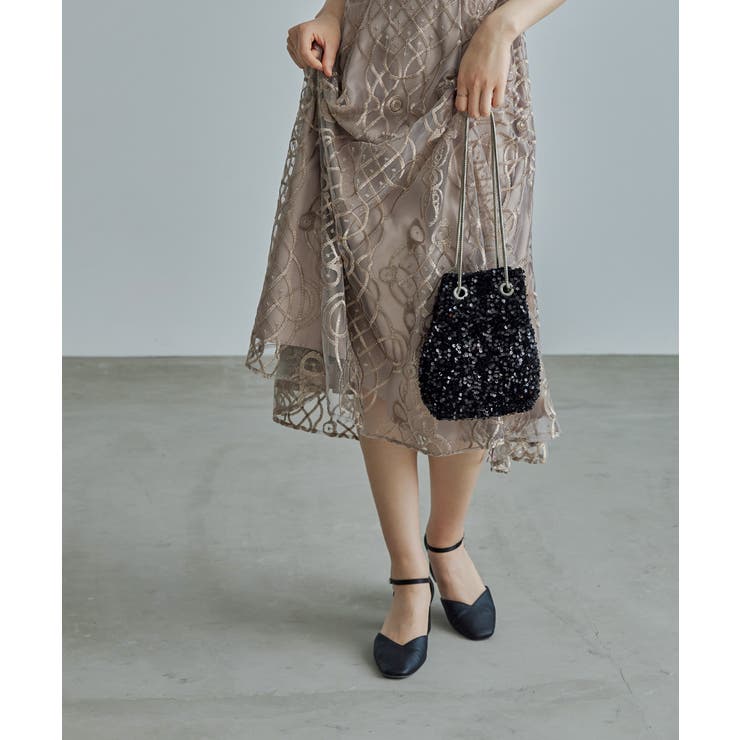 niana ニアナ シャイニーエンブロイダリーレースドレス | Fashion Letter | 詳細画像13 