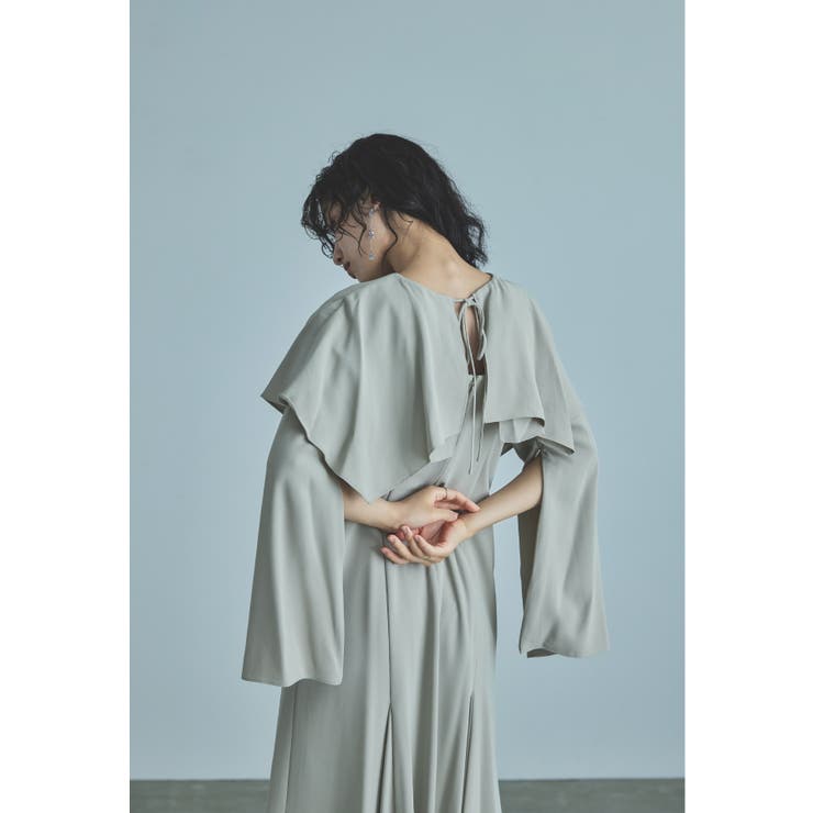 ミント | niana ニアナ ケープドレス | Fashion Letter