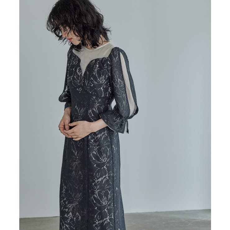 niana ニアナ フラワーレースタイトドレス | Fashion Letter | 詳細画像10 