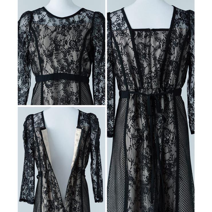 niana ニアナ スイッチングレースドレス[品番：FT000009230]｜Fashion