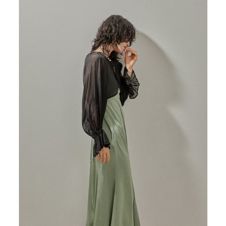 niana ニアナ パールボタンシアーボレロ | Fashion Letter | 詳細画像4 