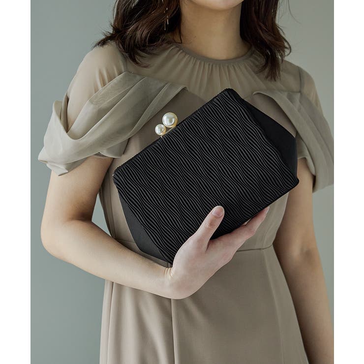 niana ニアナ プリーツクラッチバッグ | Fashion Letter | 詳細画像3 