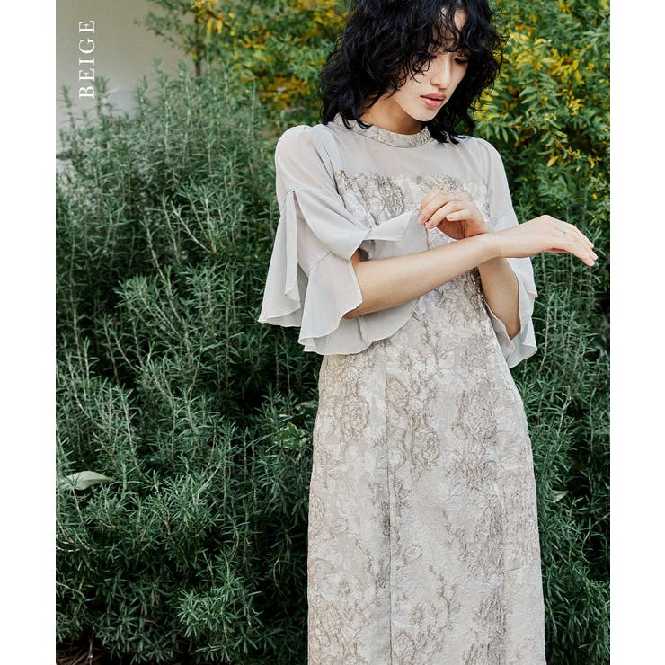 niana ニアナ ジャガードIラインドレス[品番：FT000009228]｜Fashion