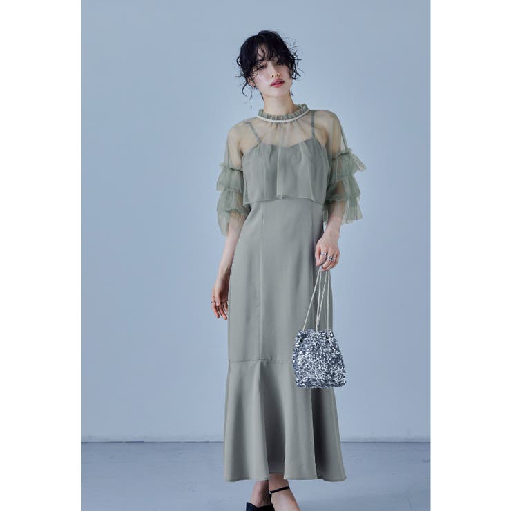 niana ニアナ リボンチュールボレロセットドレス[品番