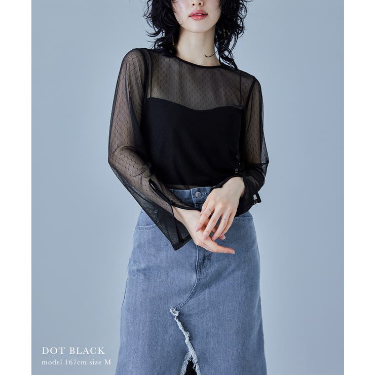 niana ニアナ シアーインナートップス | Fashion Letter | 詳細画像13 