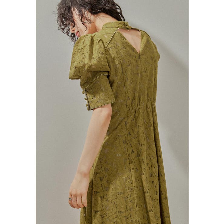 andresd アンドレスド cross accent dress マスタード ANDRESD- ファッション andresd アンドレスド cross accent