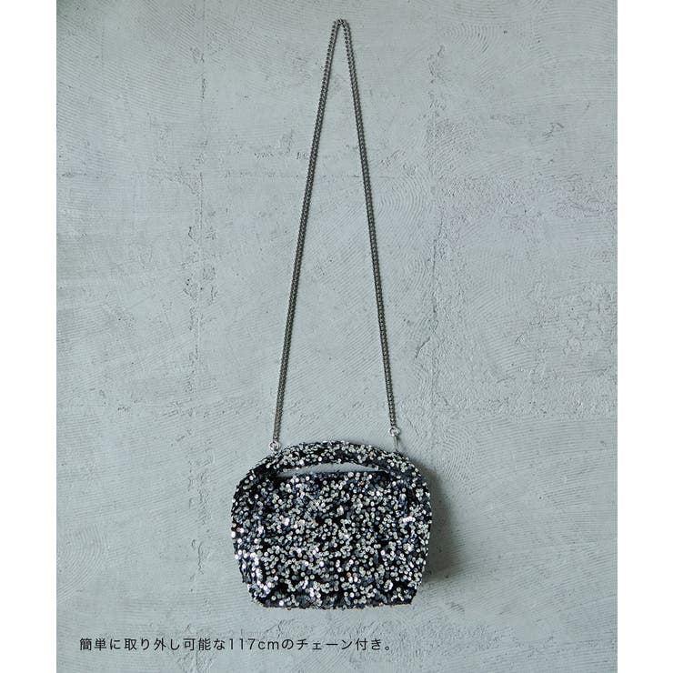 niana ニアナ 2wayスパンコールパーティーバッグ | Fashion Letter | 詳細画像12 
