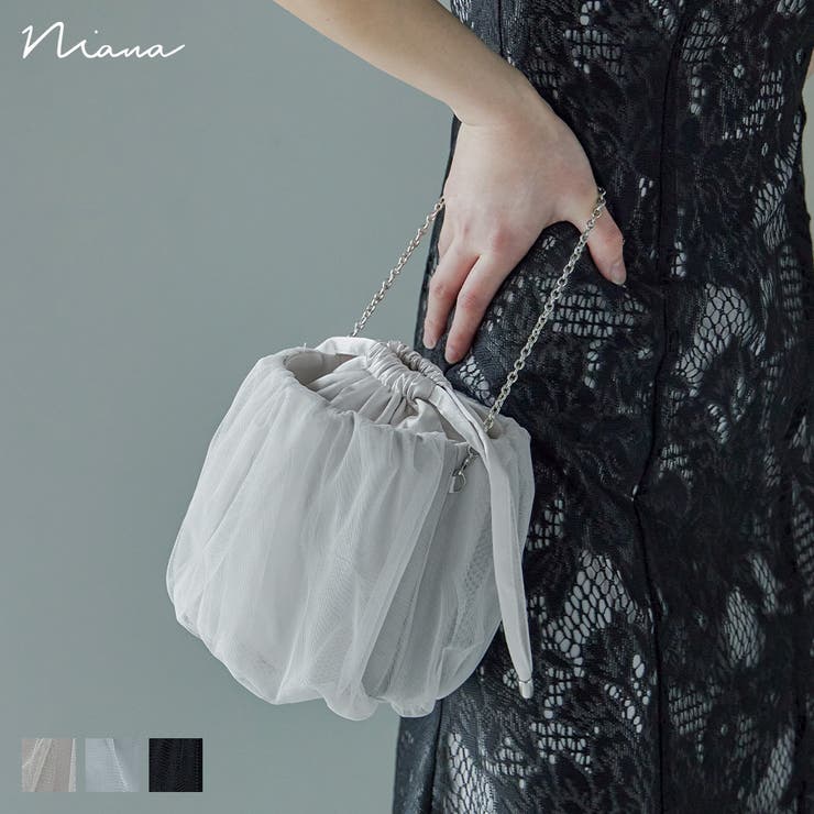 niana ニアナ チュール巾着バッグ[品番：FT000009398]｜Fashion