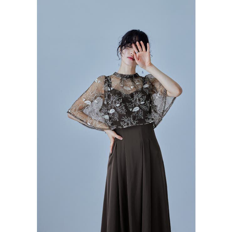 niana ニアナ リーフレースボレロセットドレス[品番