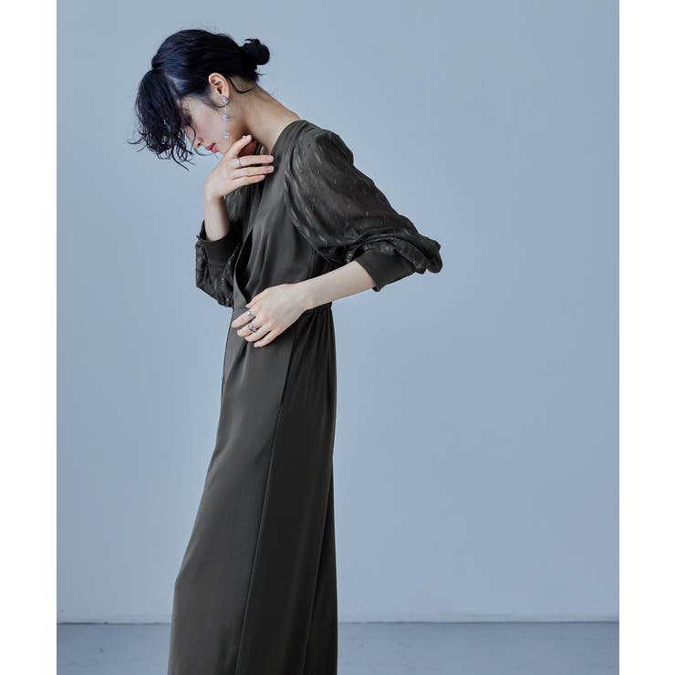 niana ニアナ カシュクールデザインパンツドレス[品番