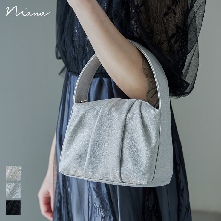 niana ニアナ シャイニースクエアワンハンドルバッグ[品番