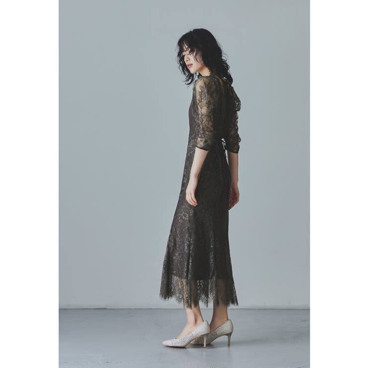 【新品】ニアナ フラワーエアリーレースドレス 花柄 総レース Amazon.co.jp: [niana] フラワーエアリーレースドレス