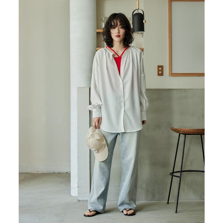 niana ニアナ 2wayノーカラーシャツラッシュガード | Fashion Letter | 詳細画像6 