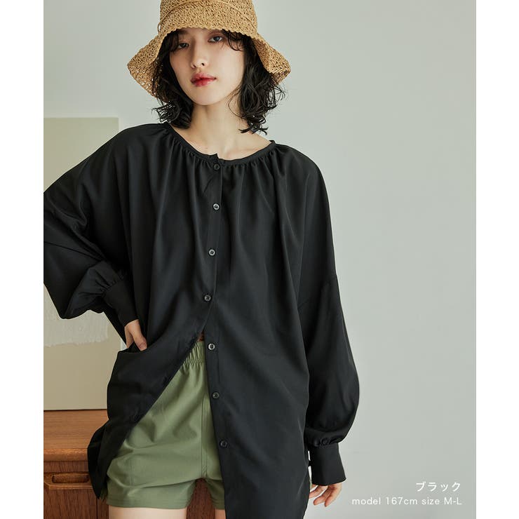 niana ニアナ 2wayノーカラーシャツラッシュガード | Fashion Letter | 詳細画像10 