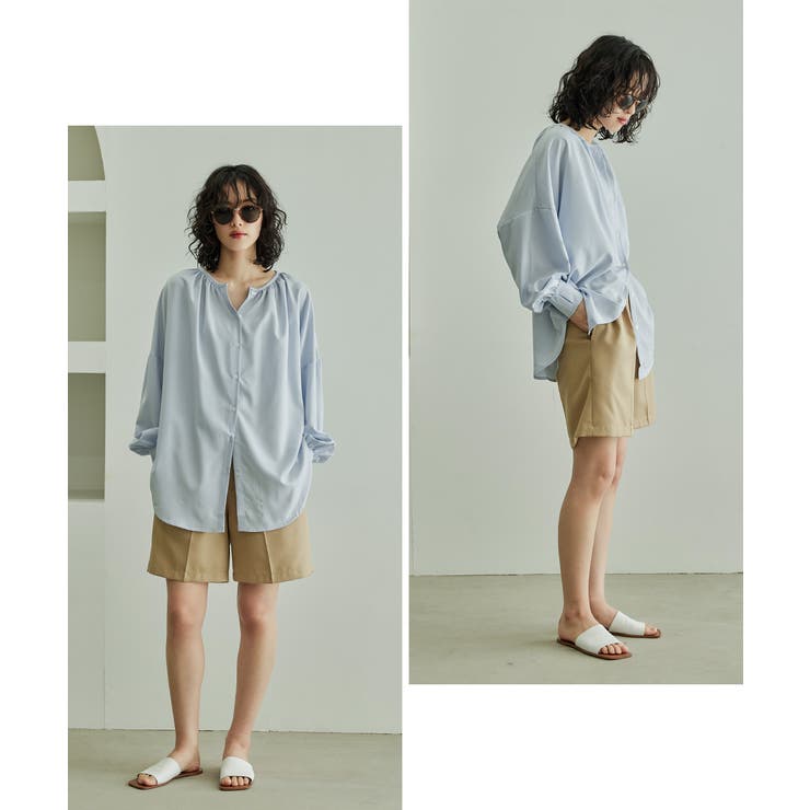 niana ニアナ 2wayノーカラーシャツラッシュガード | Fashion Letter | 詳細画像17 