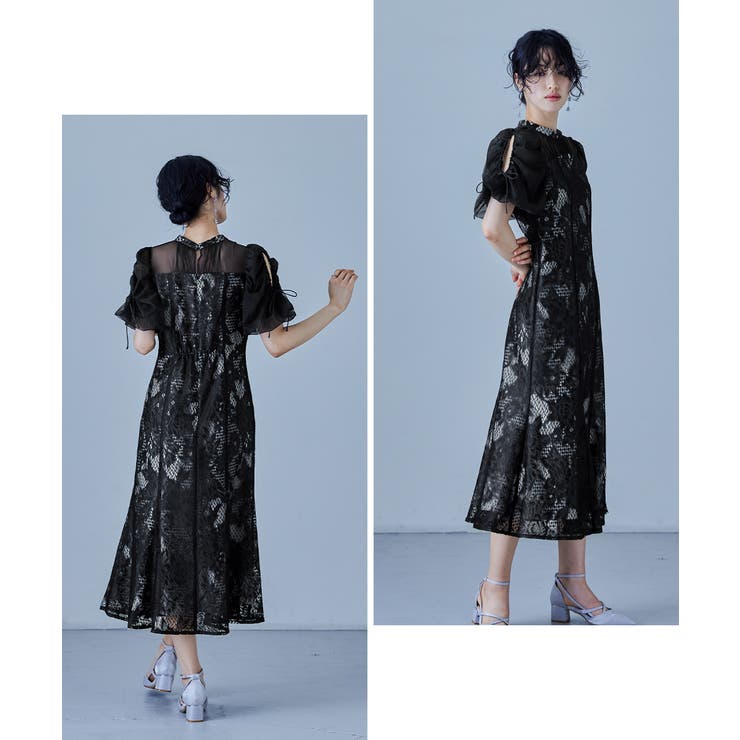 niana ニアナ フラワージャガードマーメイドドレス | Fashion Letter | 詳細画像15 