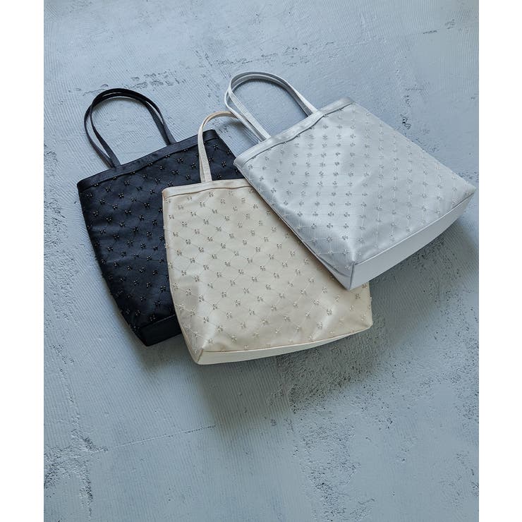 トリーバーチ ビーズ スパンコール 刺繍 サテン トートバック 98d9294550df18222abcc7740eb421