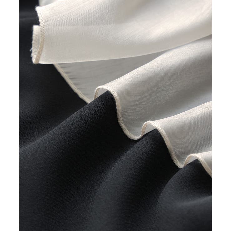 niana ニアナ グロッシーマルチラッフルドレス | Fashion Letter | 詳細画像19 