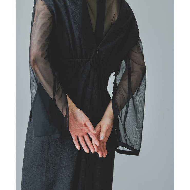 niana ニアナ Vラインジャガードドレス | Fashion Letter | 詳細画像3 