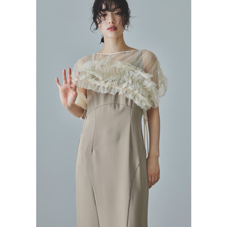 niana ニアナ ボリュームソフトチュールドレス[品番：FT000009426