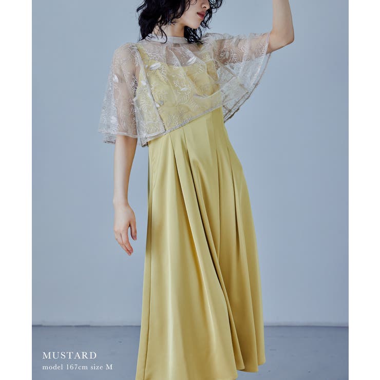 niana ニアナ リーフレースボレロセットドレス[品番
