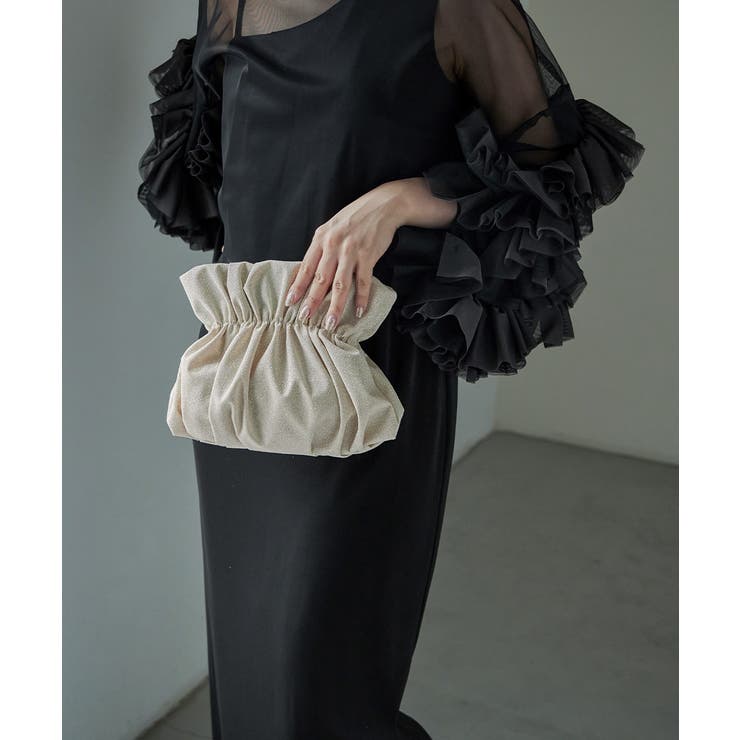 niana ニアナ シャイニーシェルクラッチバッグ | Fashion Letter | 詳細画像4 