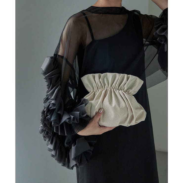 niana ニアナ シャイニーシェルクラッチバッグ | Fashion Letter | 詳細画像5 