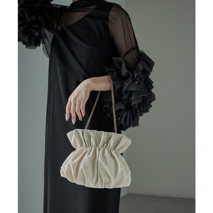 niana ニアナ シャイニーシェルクラッチバッグ | Fashion Letter | 詳細画像6 