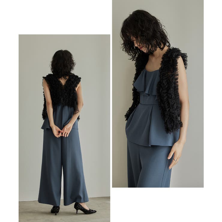 niana ニアナ チュールフリルベスト[品番：FT000009550]｜Fashion