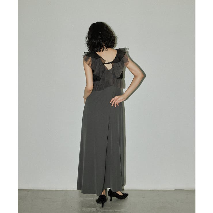 niana ニアナ プリーツチュールドレス | Fashion Letter | 詳細画像4 