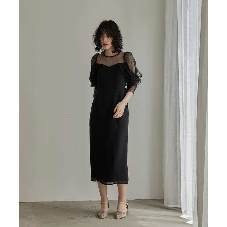 niana ニアナ チュールオフショルダードレス[品番：FT000009578]｜Fashion  Letter（ファッションレター）のレディースファッション通販｜SHOPLIST（ショップリスト）