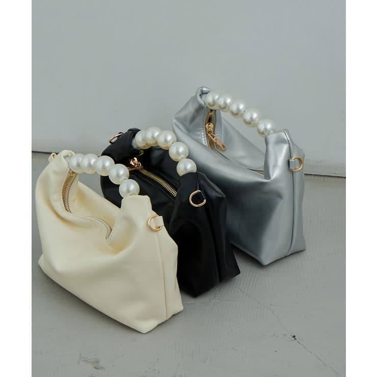 niana ニアナ 2wayパールハンドルショルダーバッグ[品番