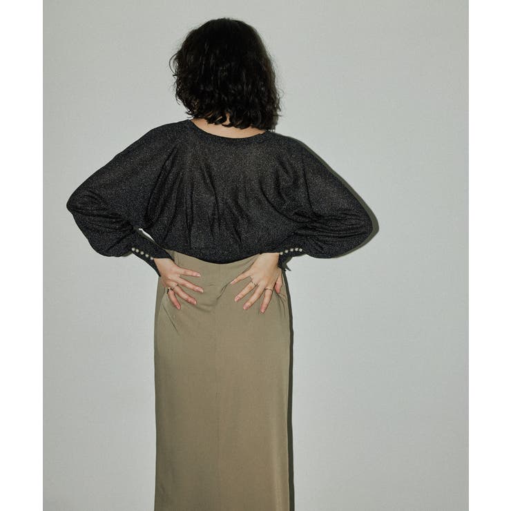 niana ニアナ ドルマンスリーブラメニットボレロ | Fashion Letter | 詳細画像12 