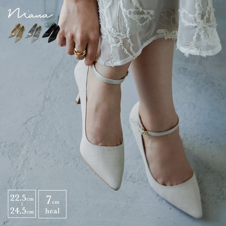 niana ニアナ アンクルベルトラメパンプス | Fashion Letter | 詳細画像1 