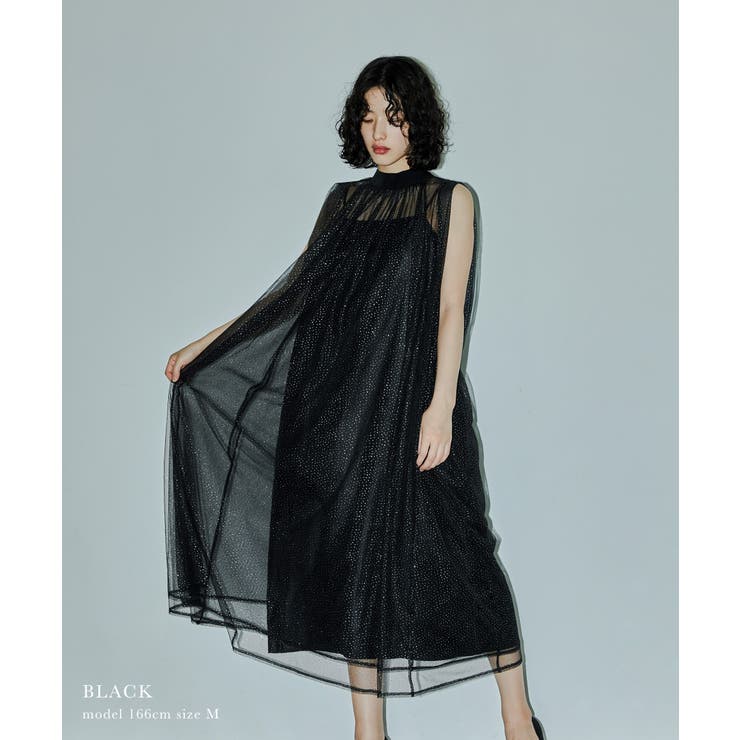 niana ニアナ シアーラメAラインドレス | Fashion Letter | 詳細画像2 