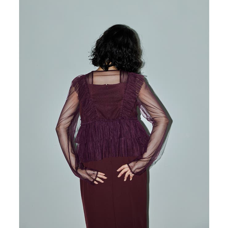 niana ニアナ フリルベストペンシルドレス | Fashion Letter | 詳細画像13 