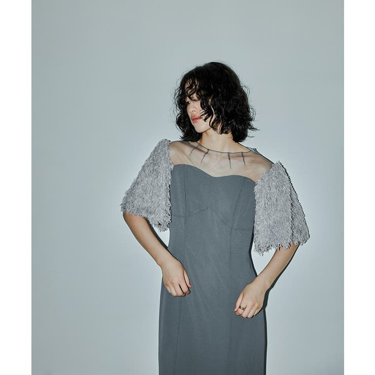 niana ニアナ シャギースリーブドレス | Fashion Letter | 詳細画像11 