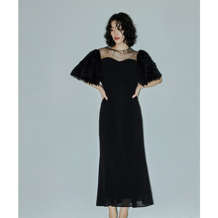 niana ニアナ シャギースリーブドレス[品番：FT000009798]｜Fashion