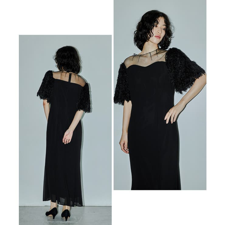 niana ニアナ シャギースリーブドレス[品番：FT000009798]｜Fashion