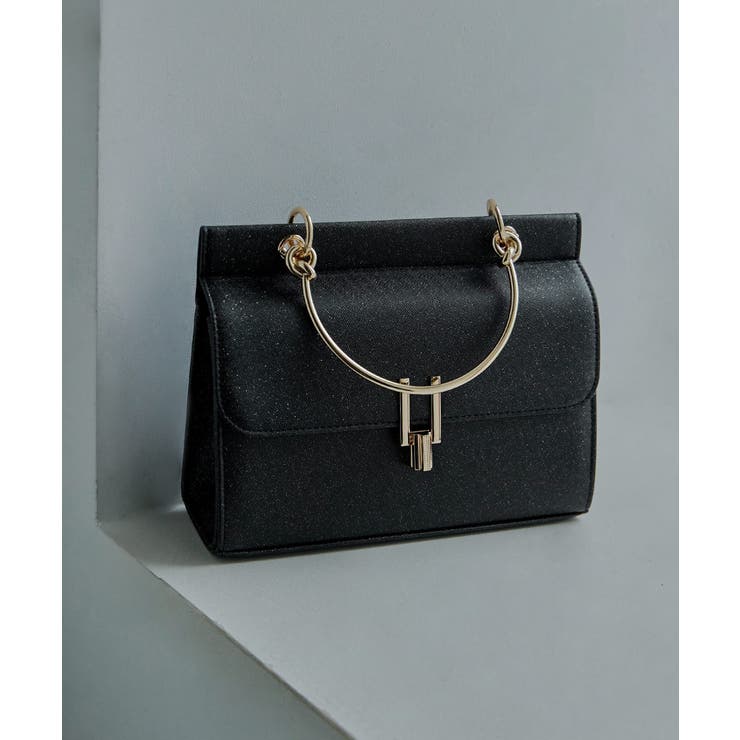 niana ニアナ 2wayメタルハンドルラメバッグ | Fashion Letter | 詳細画像3 