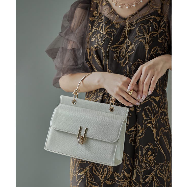 niana ニアナ 2wayメタルハンドルラメバッグ | Fashion Letter | 詳細画像6 