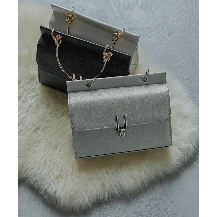 niana ニアナ 2wayメタルハンドルラメバッグ | Fashion Letter | 詳細画像11 