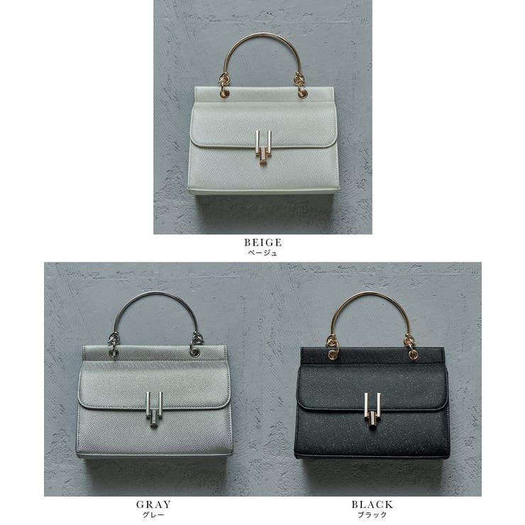 niana ニアナ 2wayメタルハンドルラメバッグ | Fashion Letter | 詳細画像15 